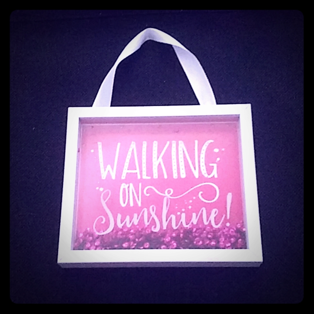 A walking on sun shine decoration